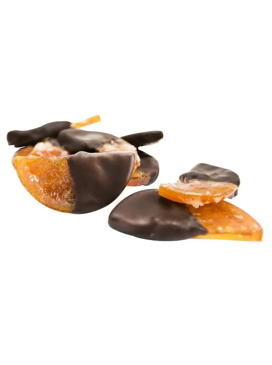 Savoir-faire à conserver: Tranches d'orange confites trempées dans le  chocolat noir
