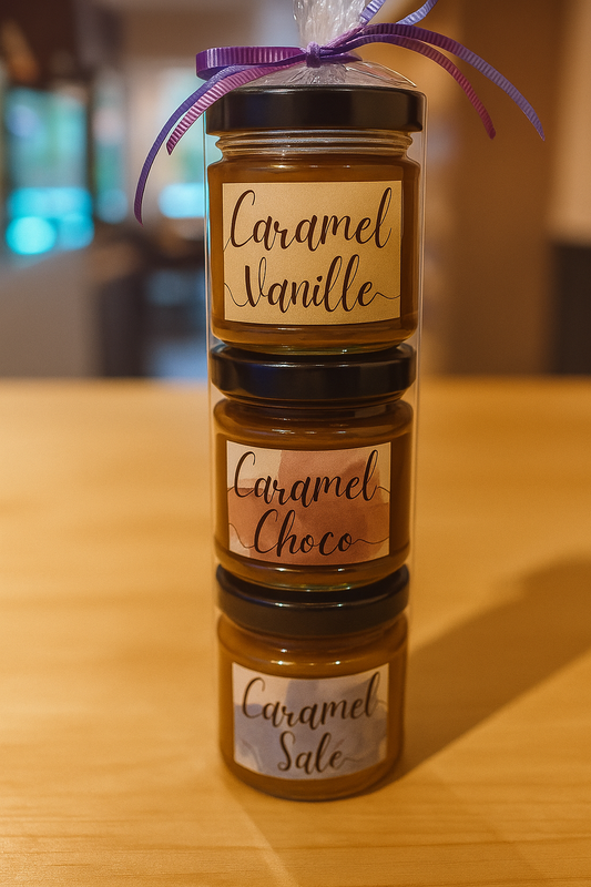 Trio caramel
